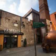 Old Jameson Distillery entrance and courtyard
